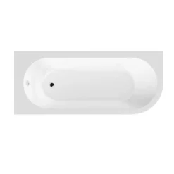 BC Designs Amerina 1700mm X 725mm Right Hand Hand Corner Bath White - BAI030