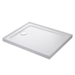 Mira Flight Safe Low Profile 1000 X 800mm Stone Resin Non-Slip Shower Tray With Waste - 4 Ups