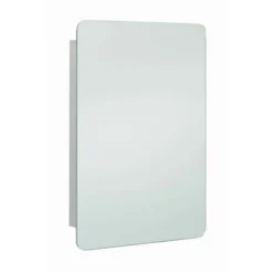 RAK Ceramics Uno Stainless Steel Single Cabinet With Mirrored Door - 12SL366A