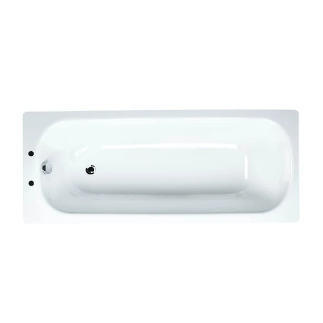 Essential 1700 X 700mm Single Ended Anti-Slip Steel Bath With 2 Tap Holes White - ESB004 3 Essential 1700 X 700mm Single Ended Anti-Slip Steel Bath With 2 Tap Holes White - ESB004