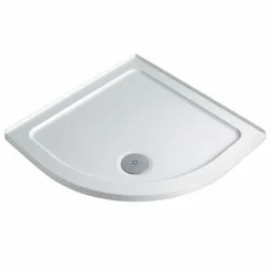 Twyford Low Profile 800 X 800mm Stone Resin Quadrant Shower Tray - 2 Ups
