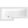 BC Designs SolidBlue L 1500mm X 850mm Left Handed L Shape Bath White - BAI012 -Shower Escape Shop fcf82fef ce3c 4d0a 82e5 a3b2ba351b5a