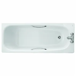 Twyford Neptune Bath 1700mm X 700mm Anti Slip 2TH White - NE9572WH