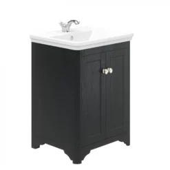 Essential Maine 600mm 2 Door Floor Standing Pack Graphite Grey - EFP800GG