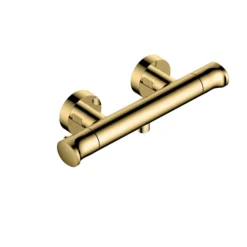 RAK Ceramics Wall Mounted Exposed Thermostatic Bar Valve In Brushed Gold - RAKITA3303G